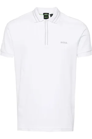 HUGO BOSS Polo à bords rayés