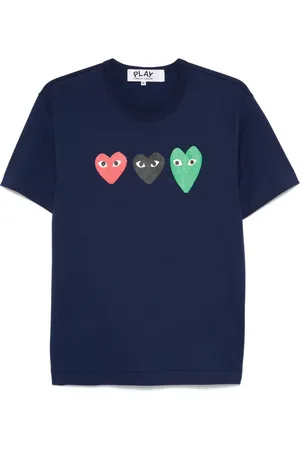 Comme des Garçons T-shirt à imprimé cœur