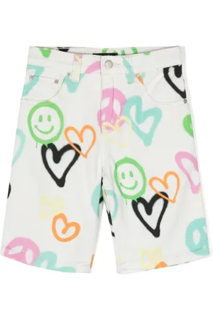 Molo Short en jean Art à imprimé graffiti