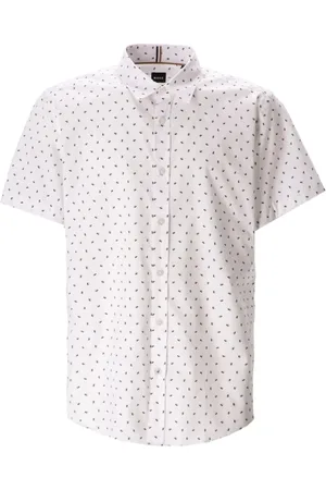 HUGO BOSS Chemise à motif géométrique