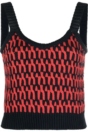 La DoubleJ Haut crop Winset à design sans manches