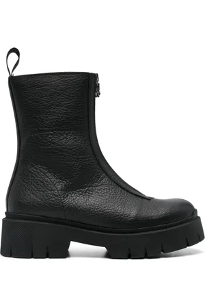 HUGO BOSS Bottines zippées en cuir