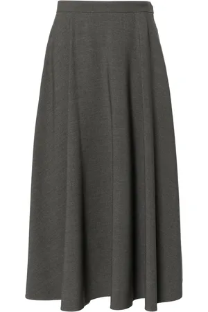 VALENTINO GARAVANI Jupe mi-longue évasée à détail VLogo