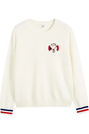 Chinti & Parker X Peanuts pull à appliqué Snoopy