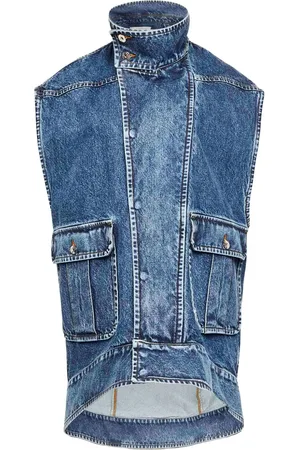 J.W.Anderson Gilet en jean à col montant