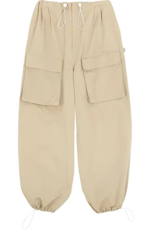 Maison Margiela Pantalon ample en coton à poches cargo