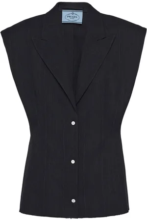 Prada Veste sans manches à taille ceinturée