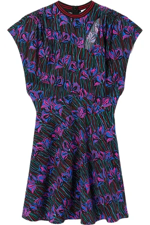 Puccini Robe courte à imprimé Fiori Di Loto