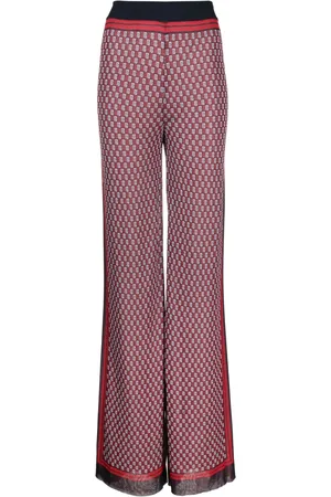 Balmain Pantalon en maille à motif monogrammé