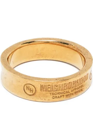 NEIGHBORHOOD Bague à logo gravé