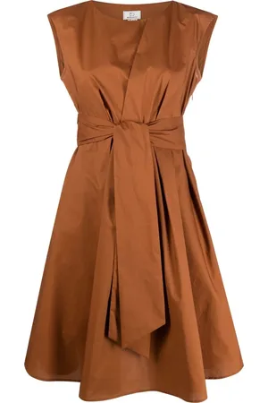 Woolrich Robe évasée à taille ceinturée