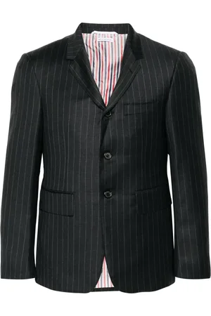 Thom Browne Blazer en laine à fines rayures