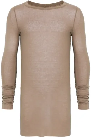 Rick Owens T-shirt nervuré