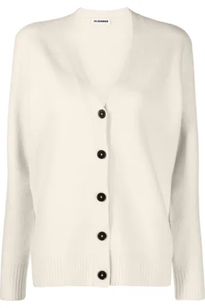 Jil Sander Cardigan en laine à col v