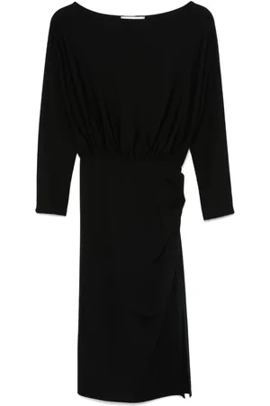 Kaos Robe mi-longue à design froncé
