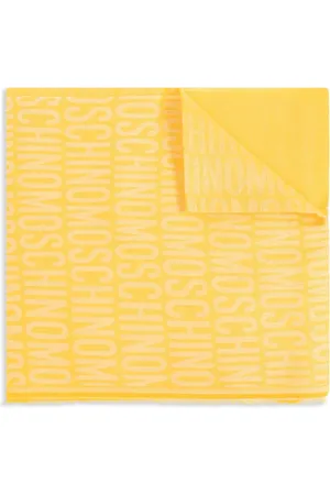 Moschino écharpe à logo en jacquard
