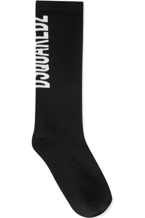 Dsquared2 Chaussettes à logo en jacquard