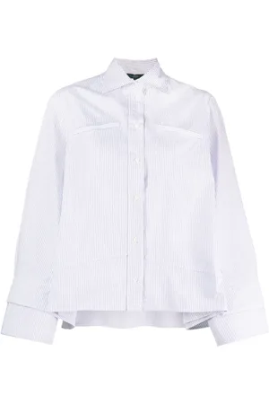 JEJIA Chemise en coton à rayures