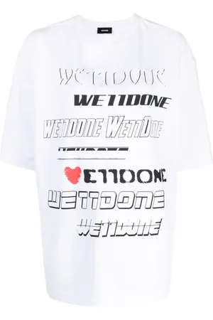 We11 Done T-shirt à logo imprimé