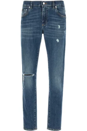 Dolce & Gabbana Jean à logo brodé