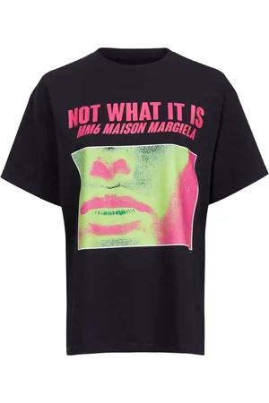 Maison Margiela T-shirt en coton à imprimé graphique