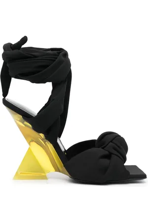The Attico Sandales Duse 85mm à talon biseauté