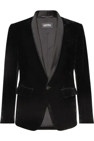 Dsquared2 Blazer en velours à simple boutonnage