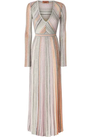Missoni Robe ornée de sequins à coupe longue