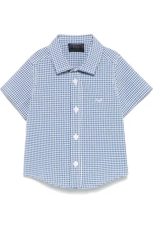 FAY Chemise à motif vichy