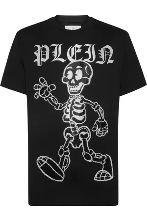 Philipp Plein T-shirt Skeleton clouté