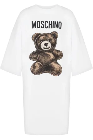 Moschino Robe courte à imprimé ourson