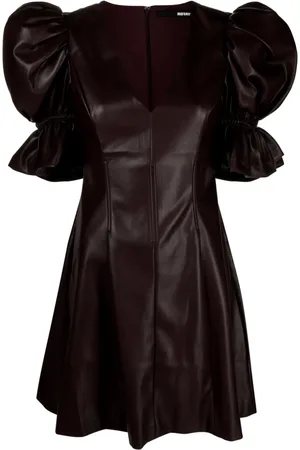 ROTATE Robe courte évasée à manches bouffantes