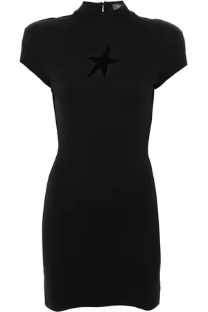 MUGLER Robe courte à étoiles