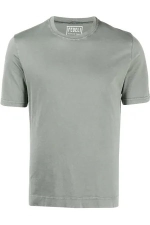 FEDELI T-shirt à encolure ronde