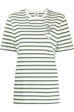 Café Kitsuné T-shirt en coton à imprimé Coffee Cup