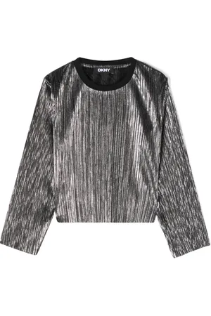 DKNY T-shirt à effet plissé