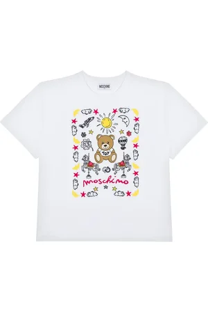 Moschino T-shirt à logo brodé