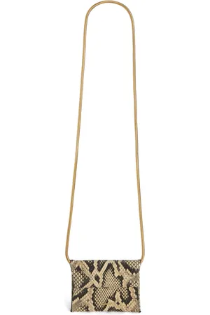 Jil Sander Mini sac à main à effet peau de serpent