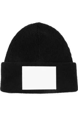 Maison Margiela Bonnet en maille intarsia
