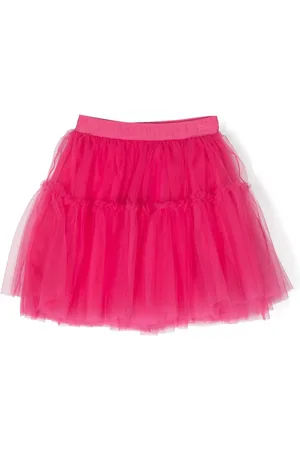 MONNALISA Jupe en coton à taille à logo