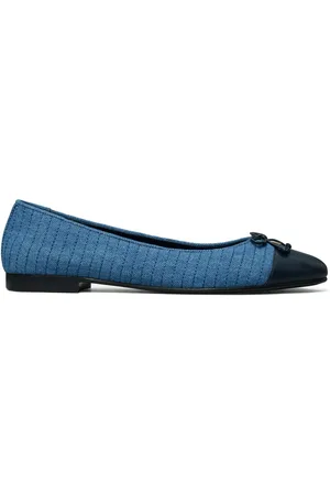 Tory Burch Ballerines à bout contrastant