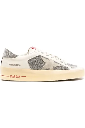 Golden Goose Basket en cuir Stardan à ornements