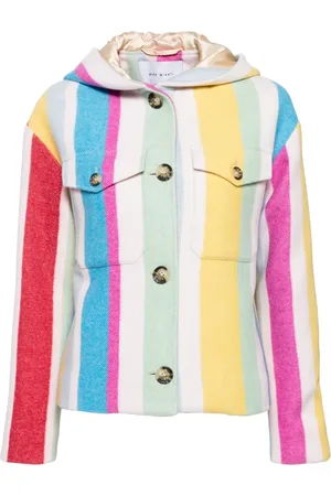 MIRA MIKATI Veste rayée à capuche