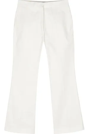 Jil Sander Pantalon de costume à taille mi-haute