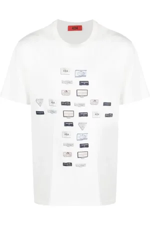 424 FAIRFAX T-shirt en coton à imprimé graphique
