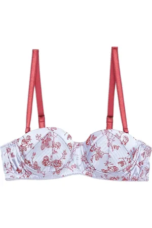 FLEUR DU MAL Soutien-gorge à fleurs en jacquard