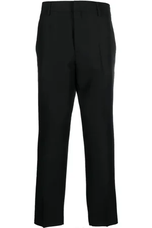 Prada Pantalon de costume à taille mi-haute