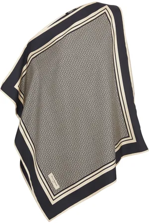 Balmain Haut asymétrique à motif monogrammé