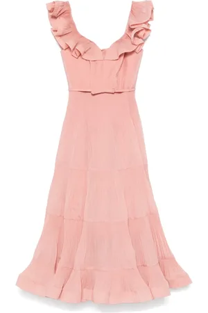 ZIMMERMANN Robe mi-longue à design plissé