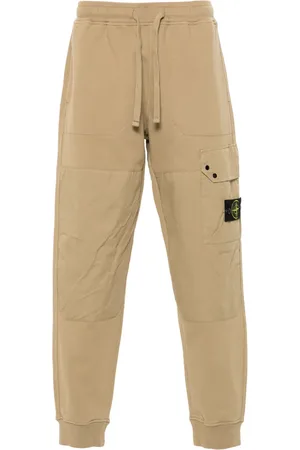 Stone Island Pantalon de jogging à patch logo